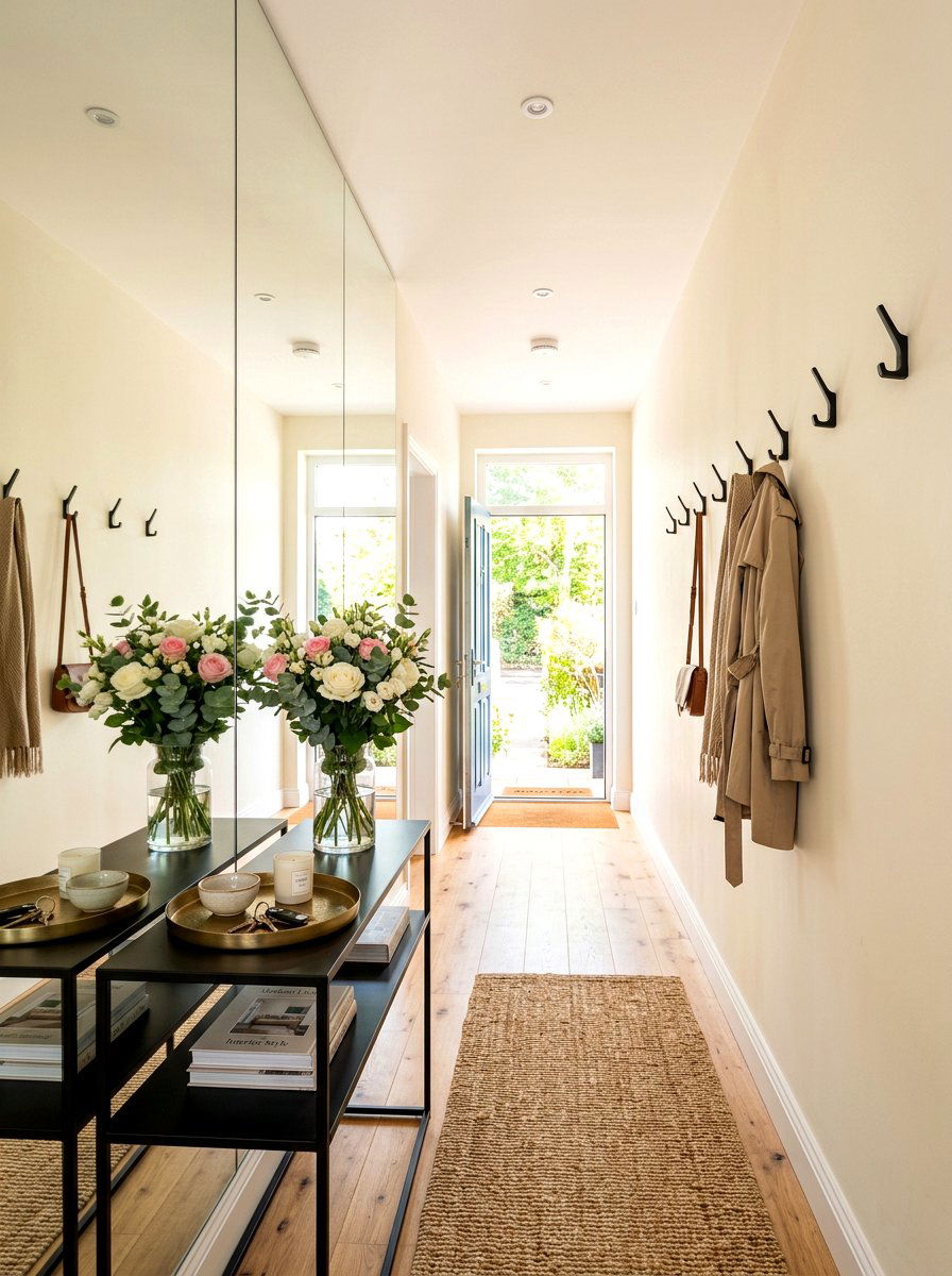 Entryway Mirror Wall - 30 floor to ceiling mirror wall ideas