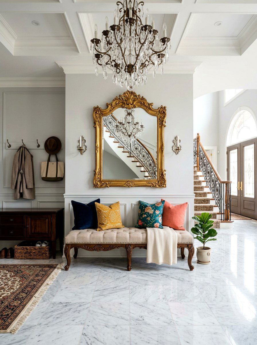 Entryway Mudroom Bench - 30 mudroom drop zone bench ideas