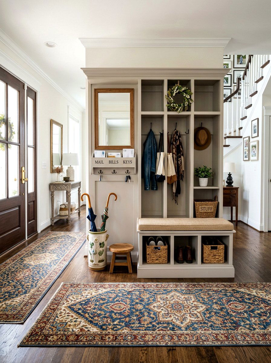 Entryway Mudroom Locker - 30 mudroom locker ideas