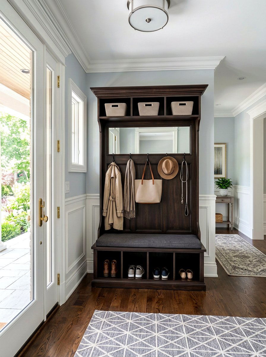 Entryway Mudroom Unit - 30 mudroom storage ideas