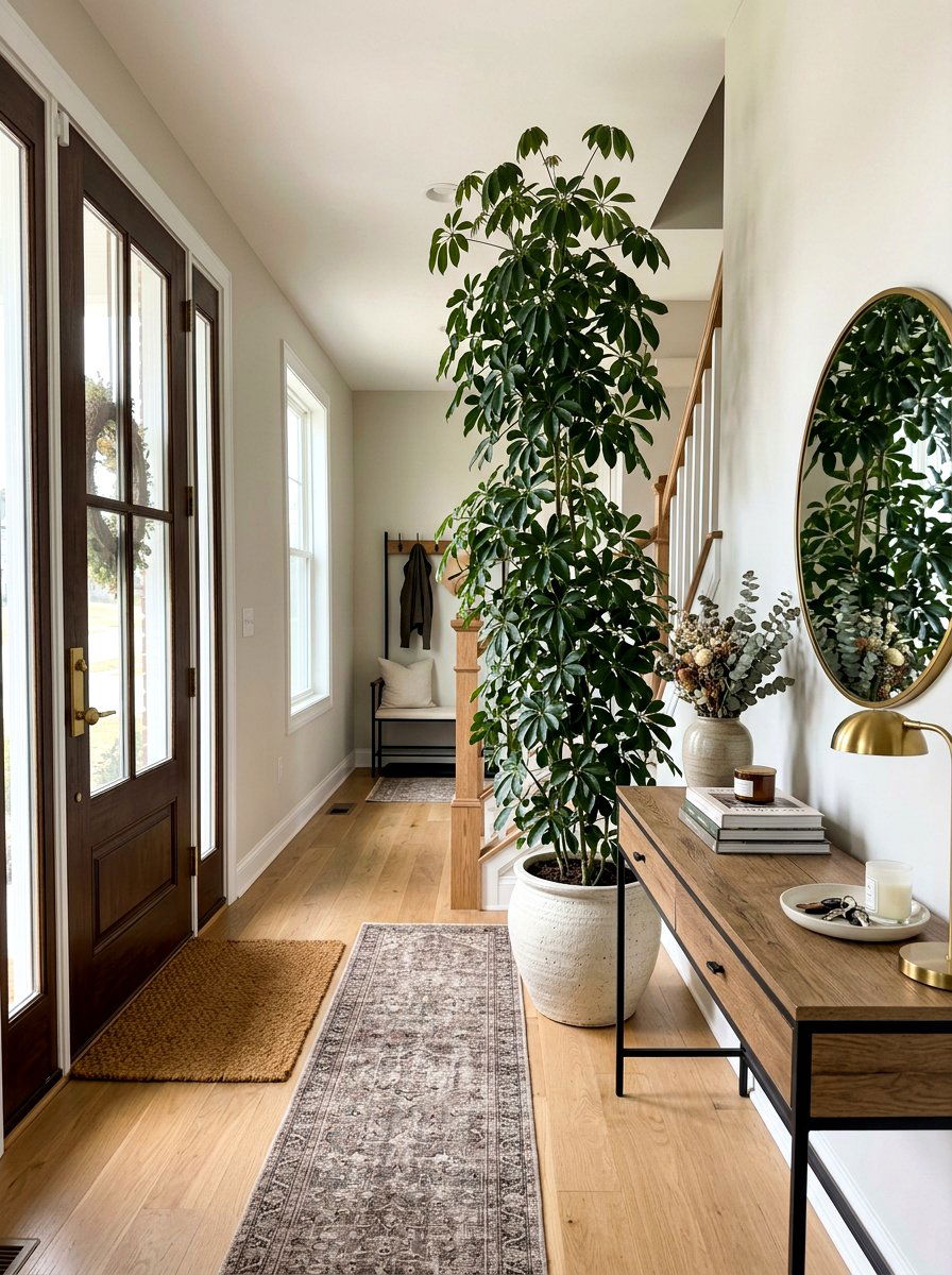 Entryway Plant Decor - 30 plant corner styling ideas