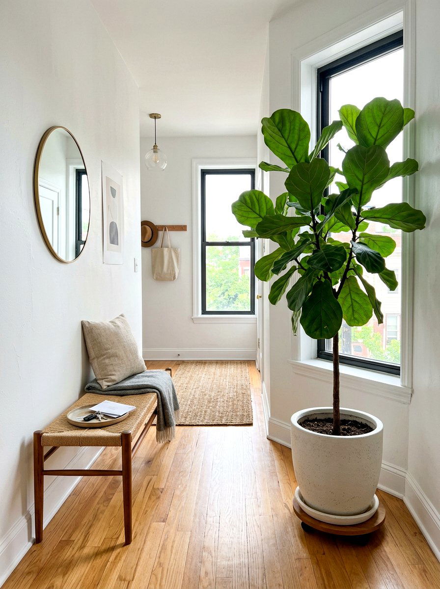 Entryway Plant Decor - 30 apartment entryway ideas
