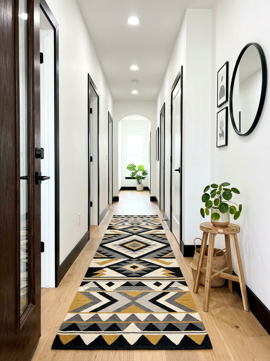 Entryway Rug Runner - 30 apartment entryway ideas