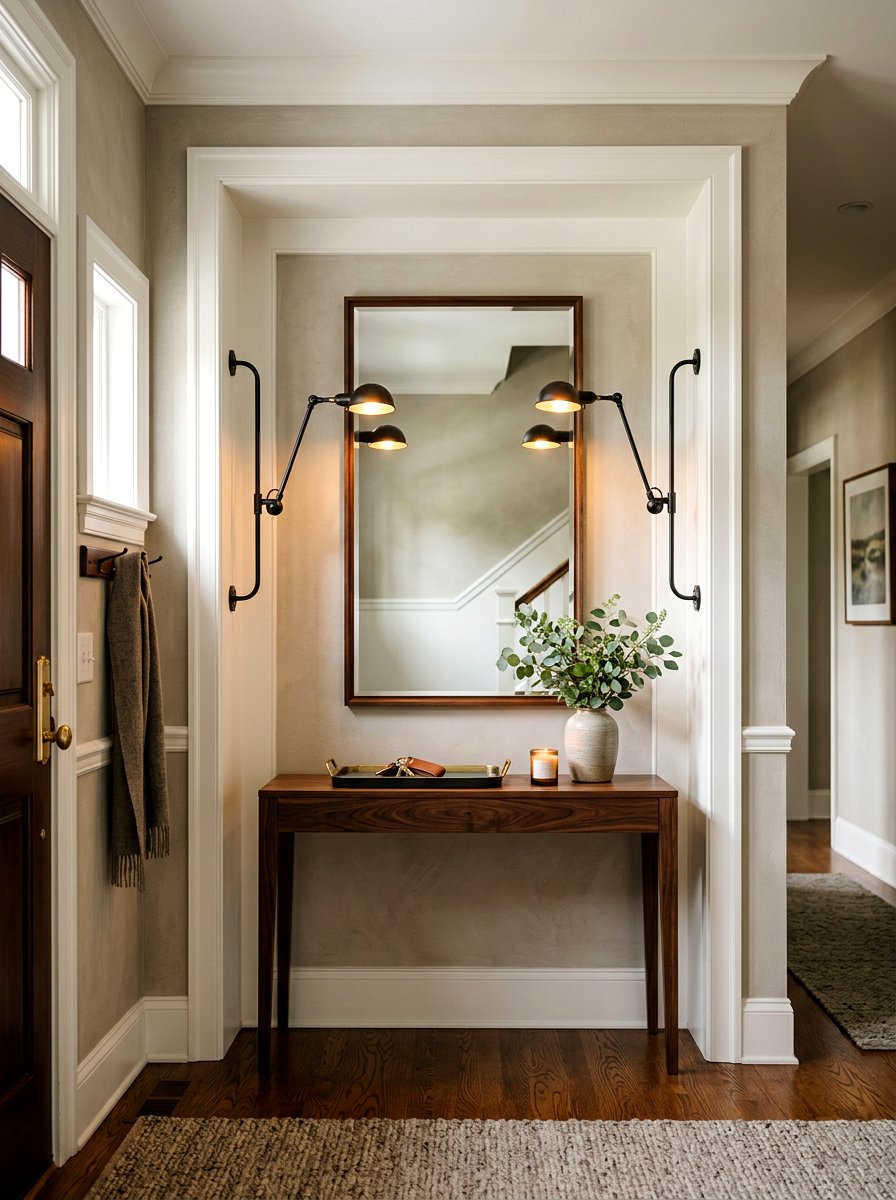 Entryway Sconce Lighting Placement - 30 entry alcove ideas