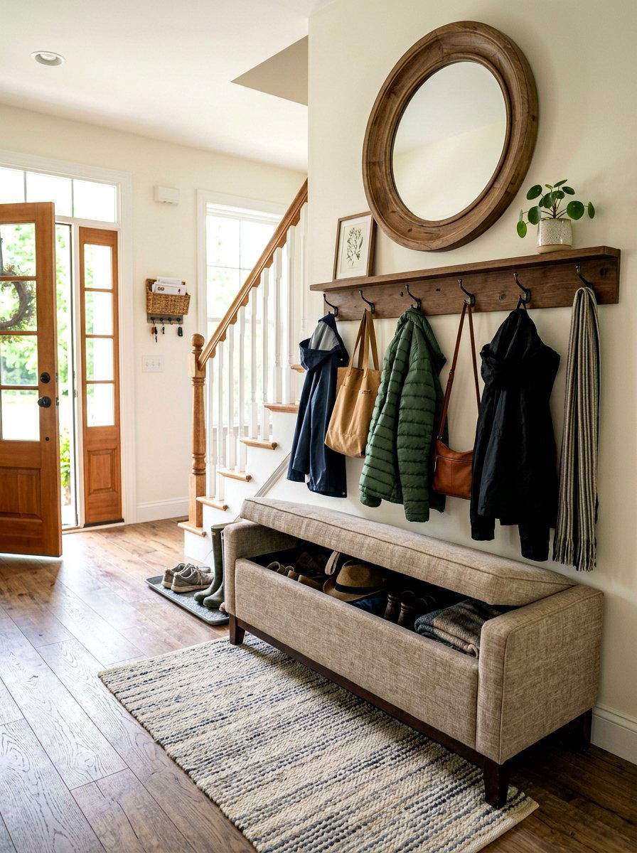 Entryway Storage Ottoman - 30 ottoman styling ideas