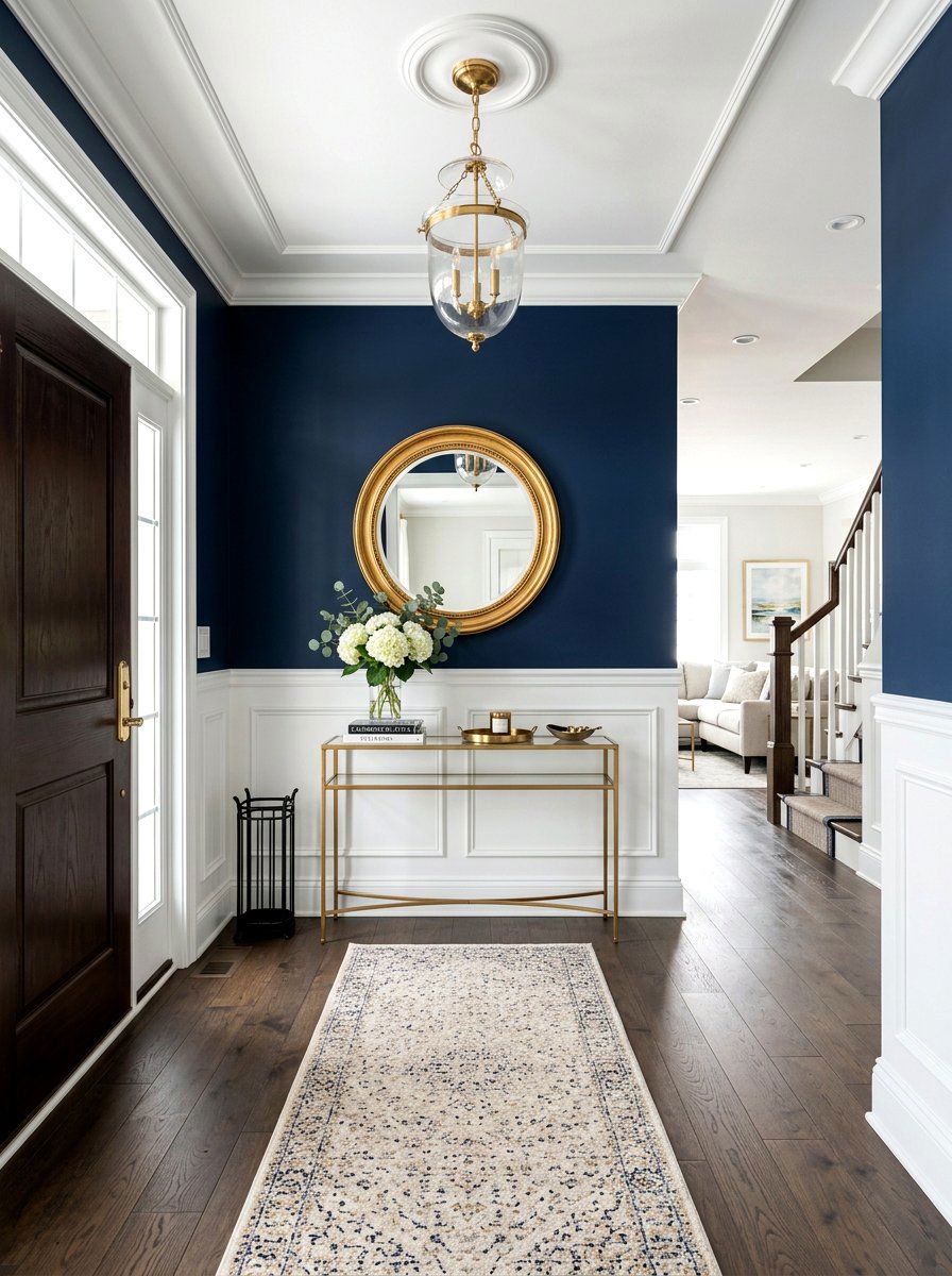Entryway Wall Molding - 30 apartment entryway ideas