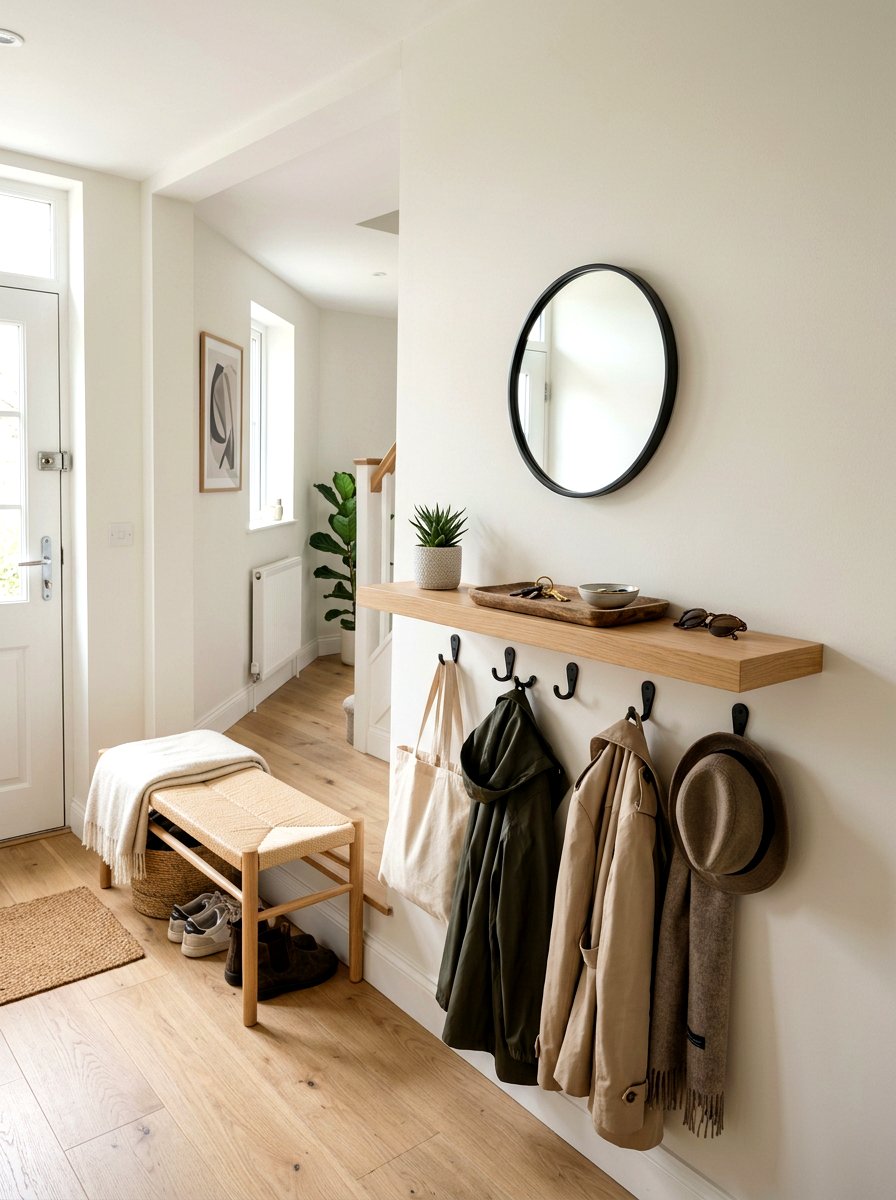 Entryway Wall Shelving - 30 open shelving decor ideas