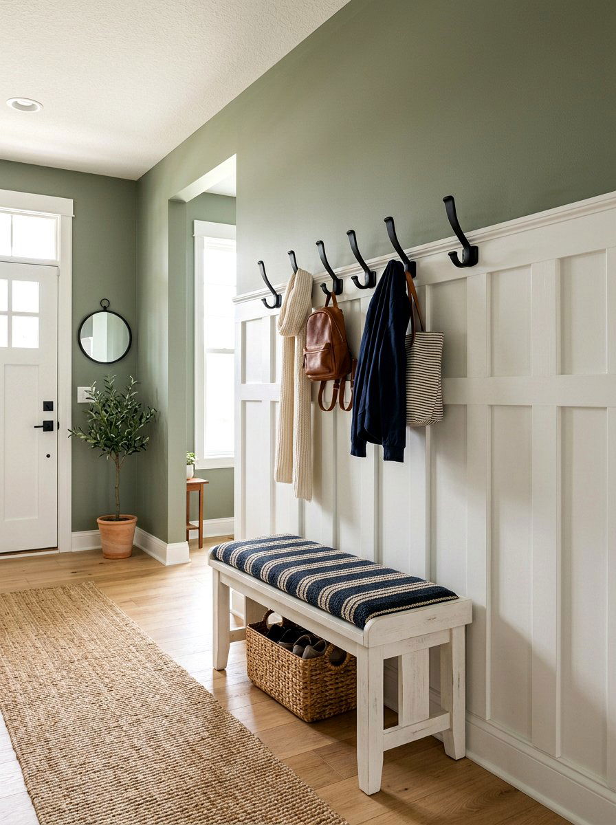 Entryway board and batten - 30 entryway ideas
