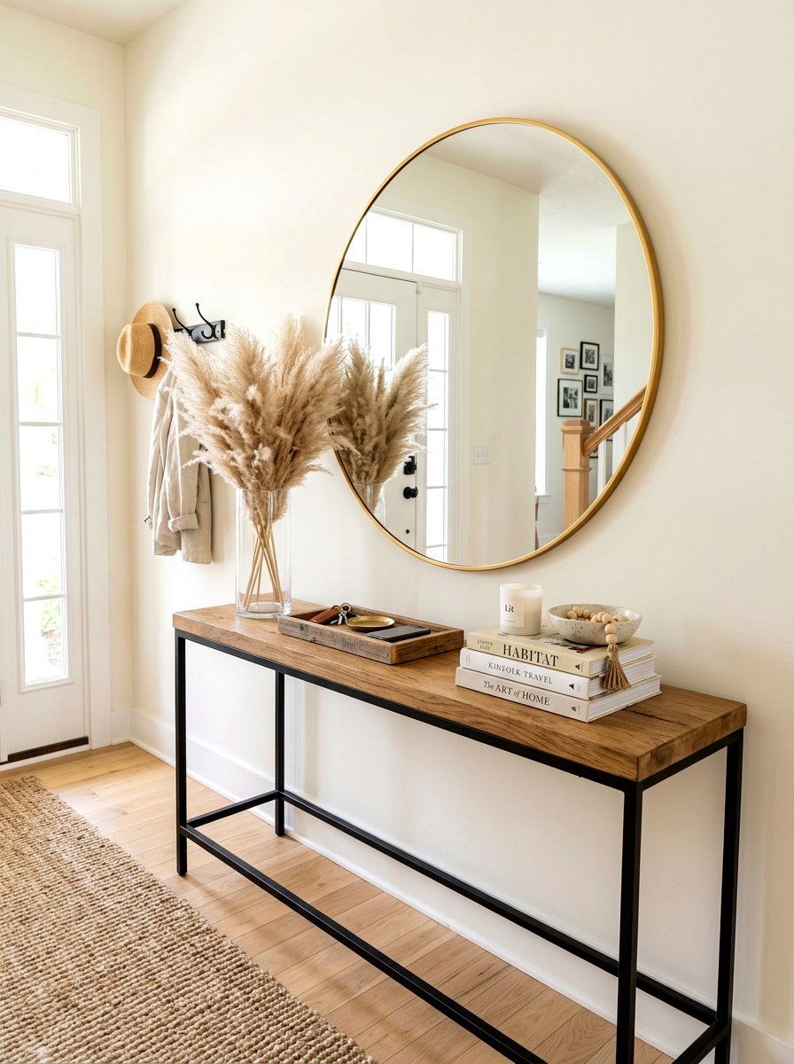 Entryway console table styling - 30 fall reset home ideas