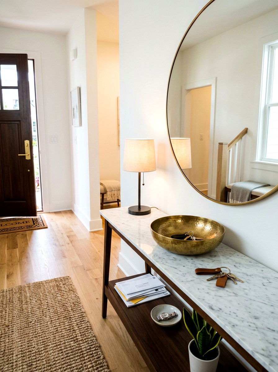 Entryway key holder - 30 rental entryway ideas