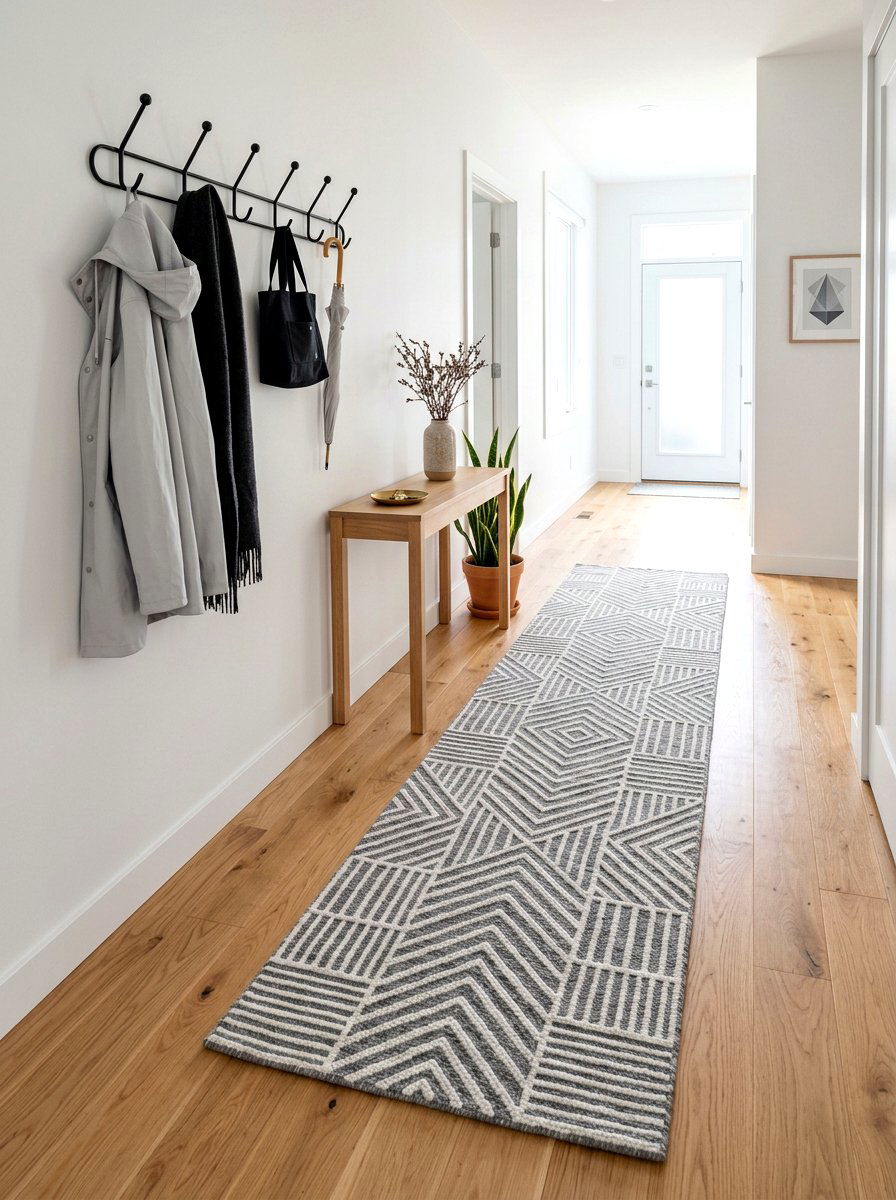Entryway rug runner - 30 entryway ideas
