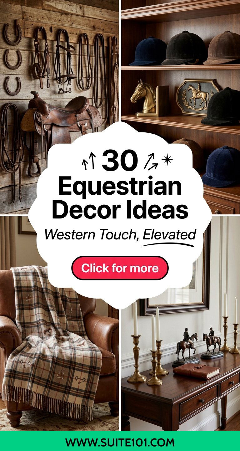 Equestrian Decor Ideas 30 Daring Western Touches for Your Home - Equestrian Decor Ideas: 30 Daring Western Touches for Your Home