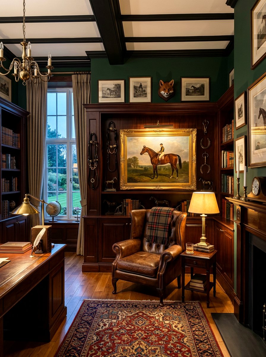 Equestrian Wall Decor - 30 thrifted decor styling ideas