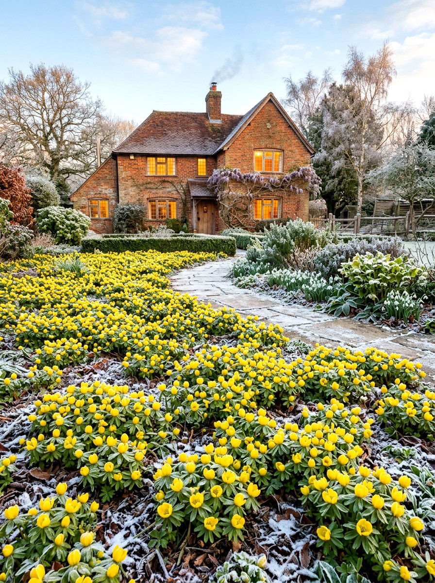 Eranthis Winter Garden - 30 bulb garden ideas