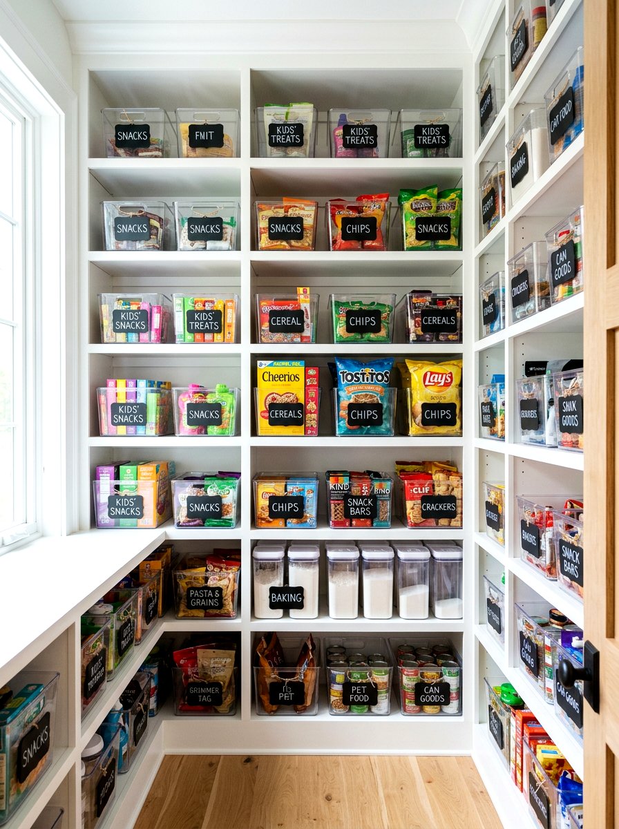 Erasable Chalk Labels - 30 pantry label ideas
