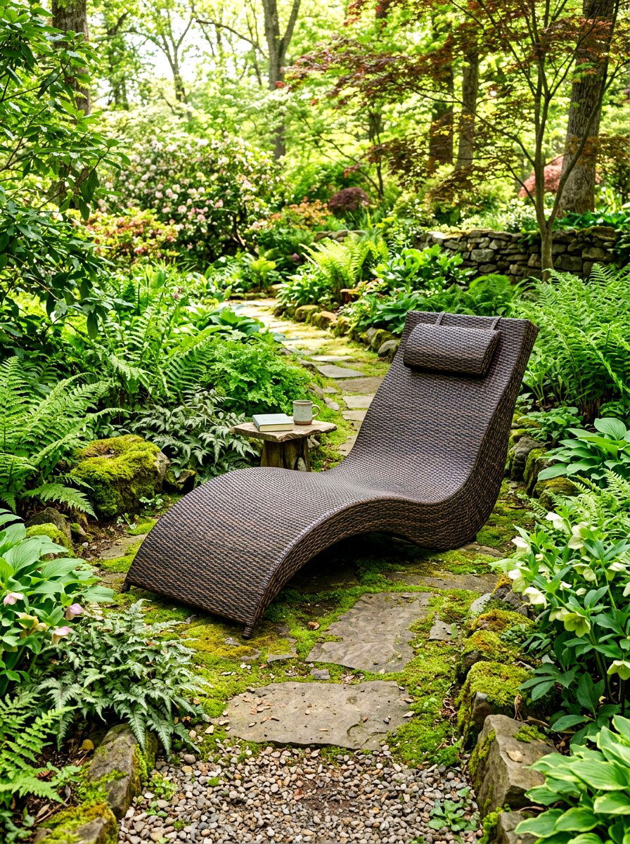 Ergonomic S Shaped Chaise - 30 chaise lounge patio ideas