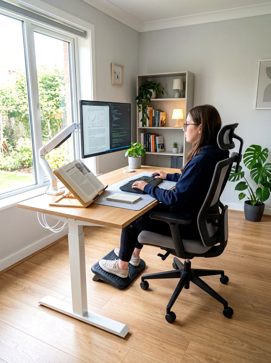 Ergonomic Student Workstation - 30 kids study corner ideas