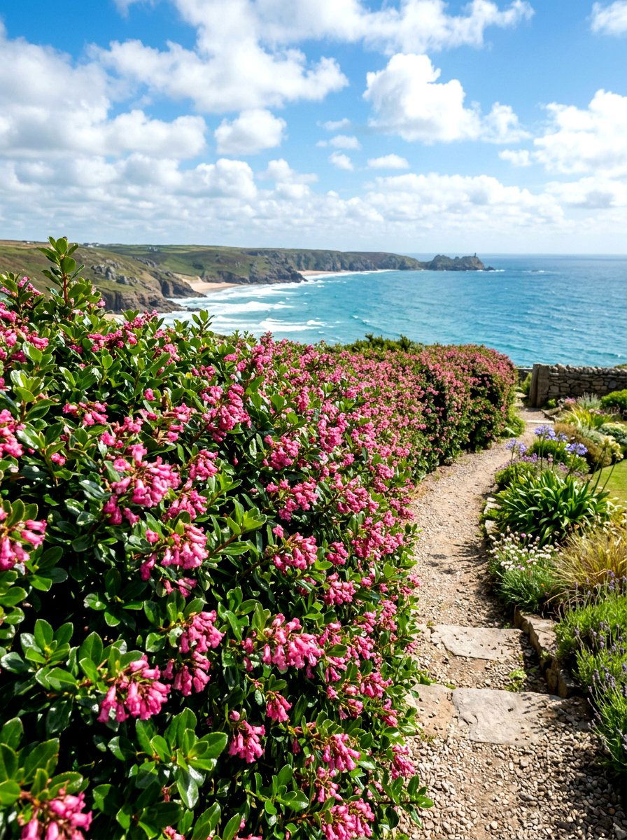 Escallonia Coastal Hedge - 30 hedge row ideas