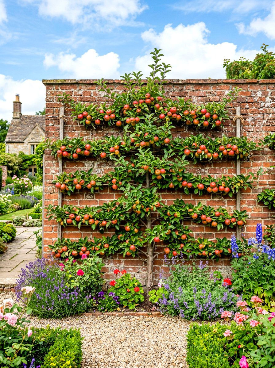 Espalier Fruit Tree - 30 potager garden ideas