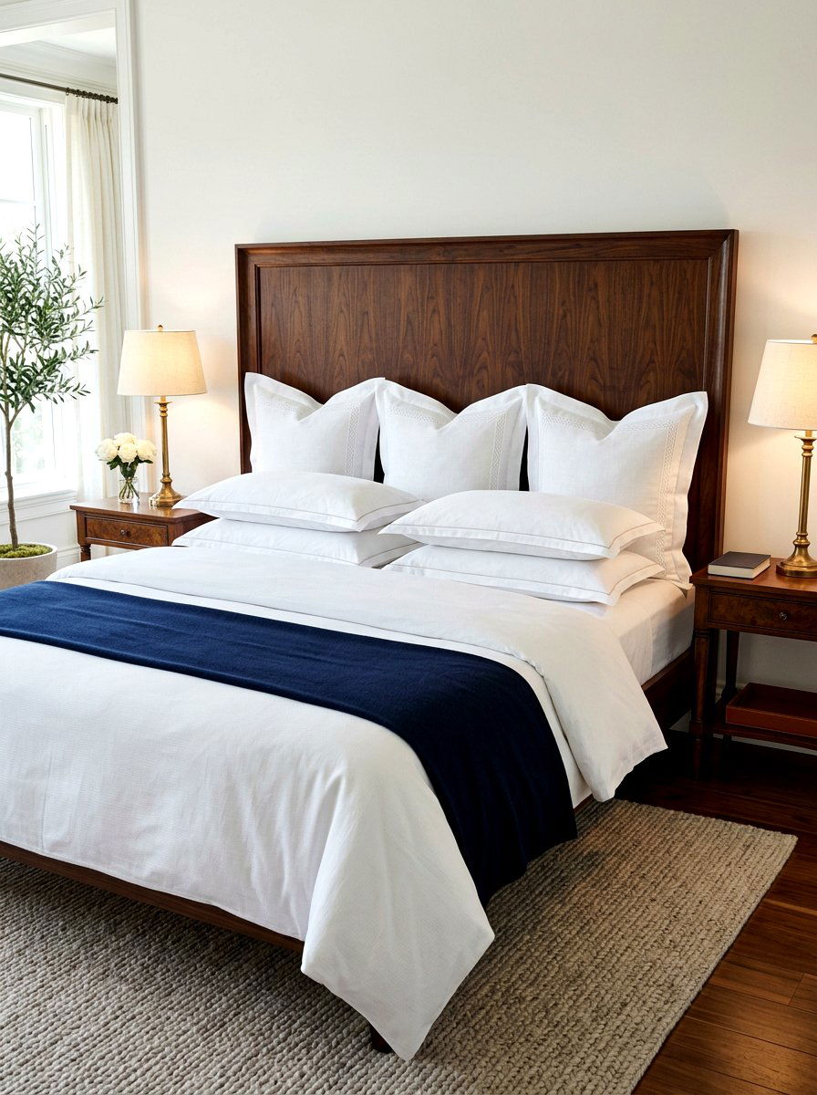 Euro sham pillows - 30 luxury bedscape ideas