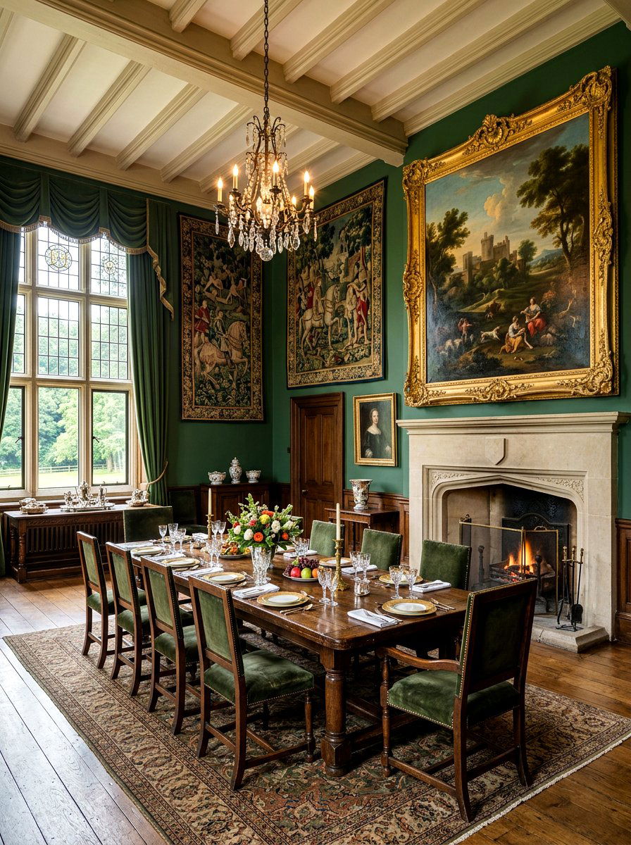 European Estate Dining Room - 30 old money dining room decor ideas