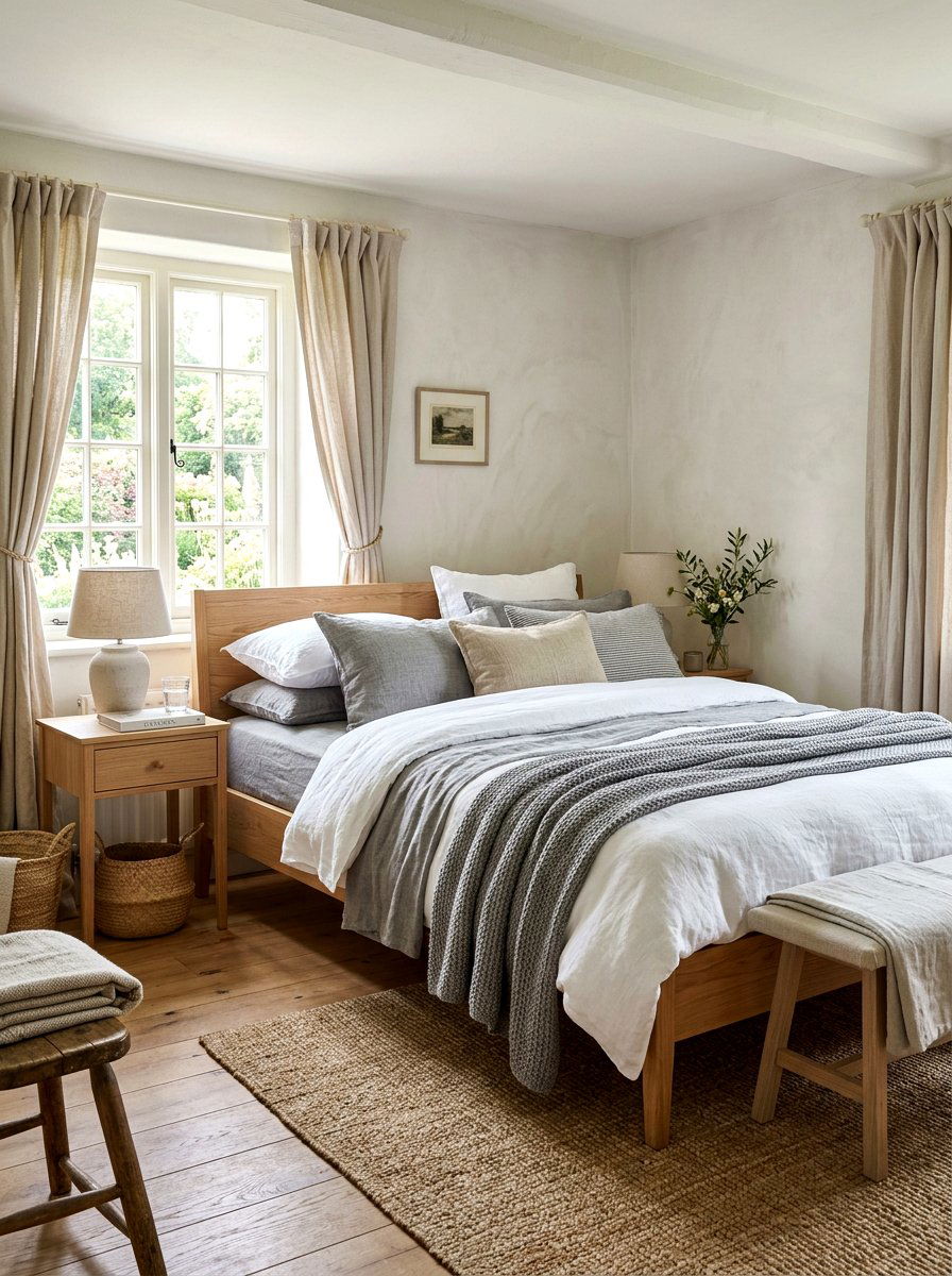 European Linen Bedroom - 30 European summer home ideas