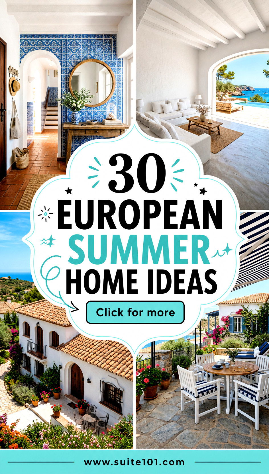 European Summer Home Ideas 30 Breezy Ways to Refresh Style - European Summer Home Ideas: 30 Breezy Ways to Refresh Style