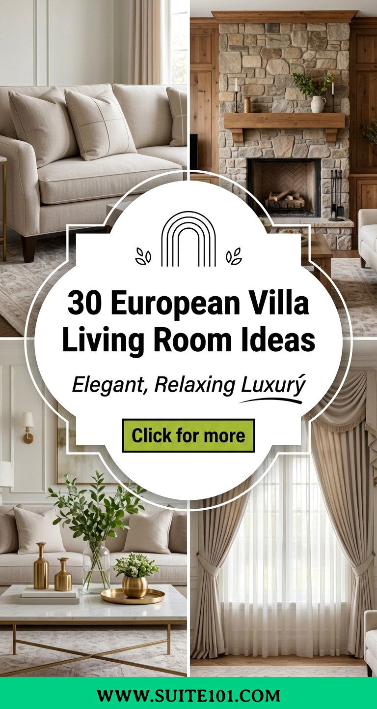 European Villa Living Room Ideas 30 Elegant Looks for Relaxing - European Villa Living Room Ideas: 30 Elegant Looks for Relaxing