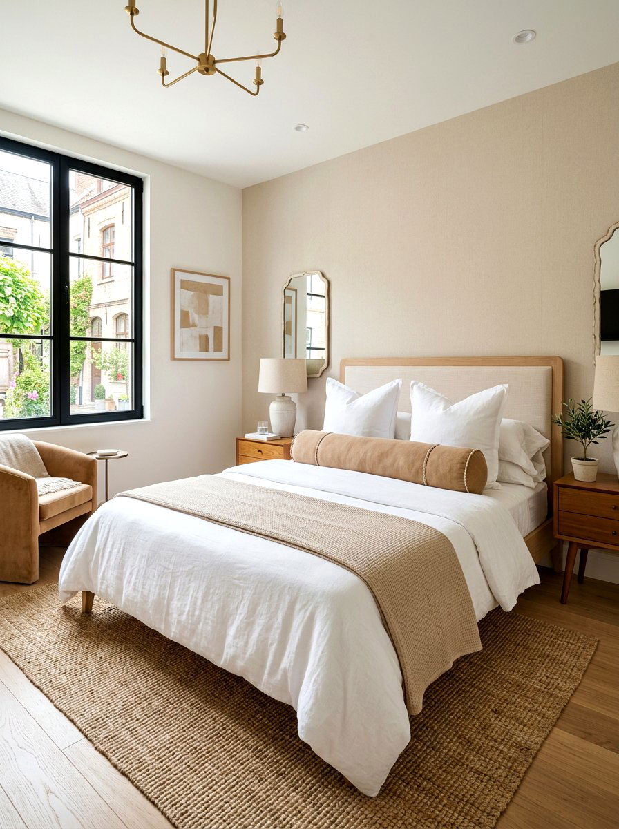 European pillows with oversized bolsters - 30 European pillow styling ideas