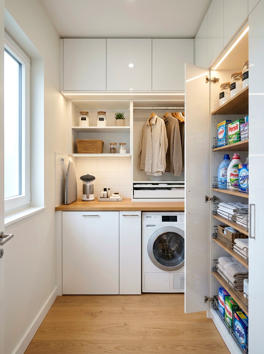 European style laundry pantry - 30 laundry room pantry combo ideas
