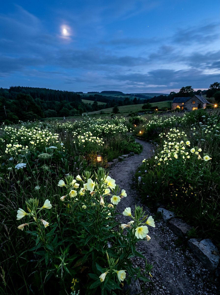Evening Primrose Moonlight Garden - 30 moonlight garden ideas