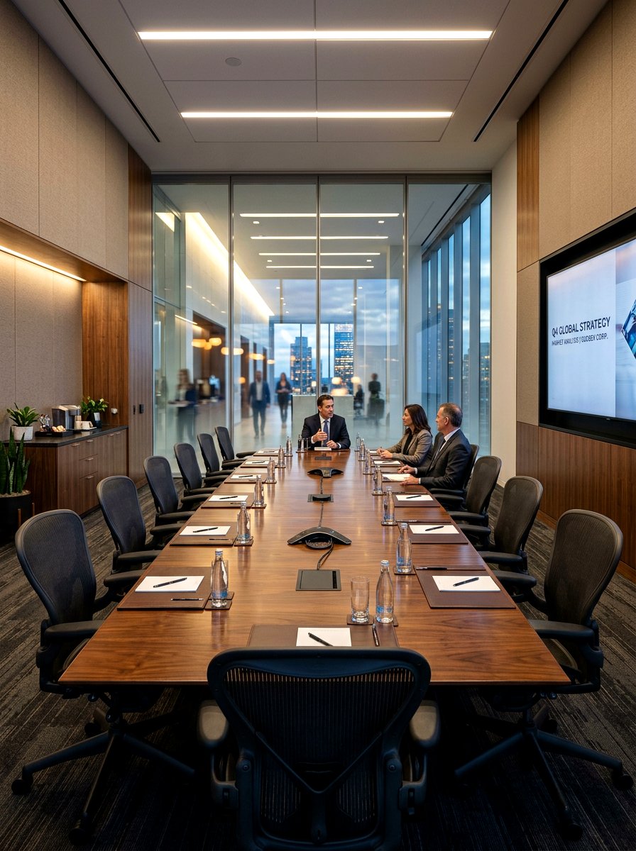 Executive Conference Room - 30 zoom background office ideas