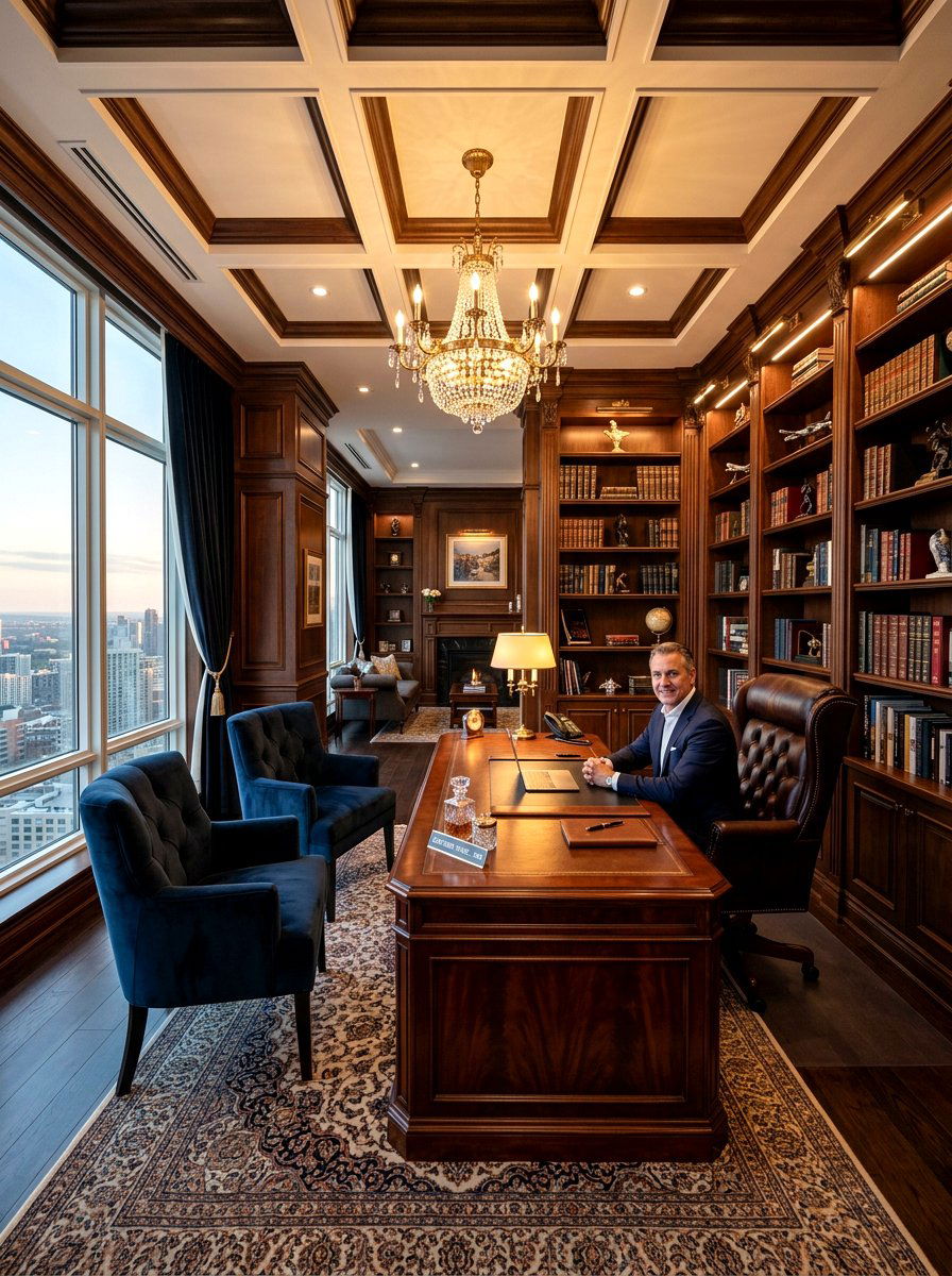 Executive Home Office - 30 home office ideas