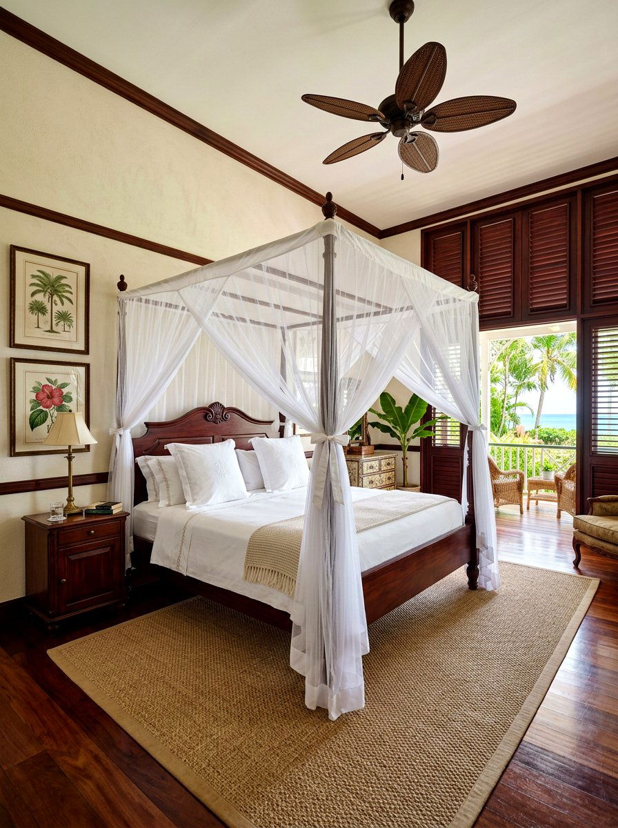 Exotic Caribbean Plantation Suite - 30 resort bedroom ideas