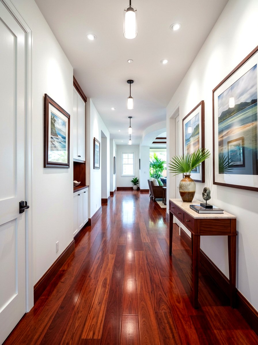 Exotic Wood Flooring - 30 island style home ideas