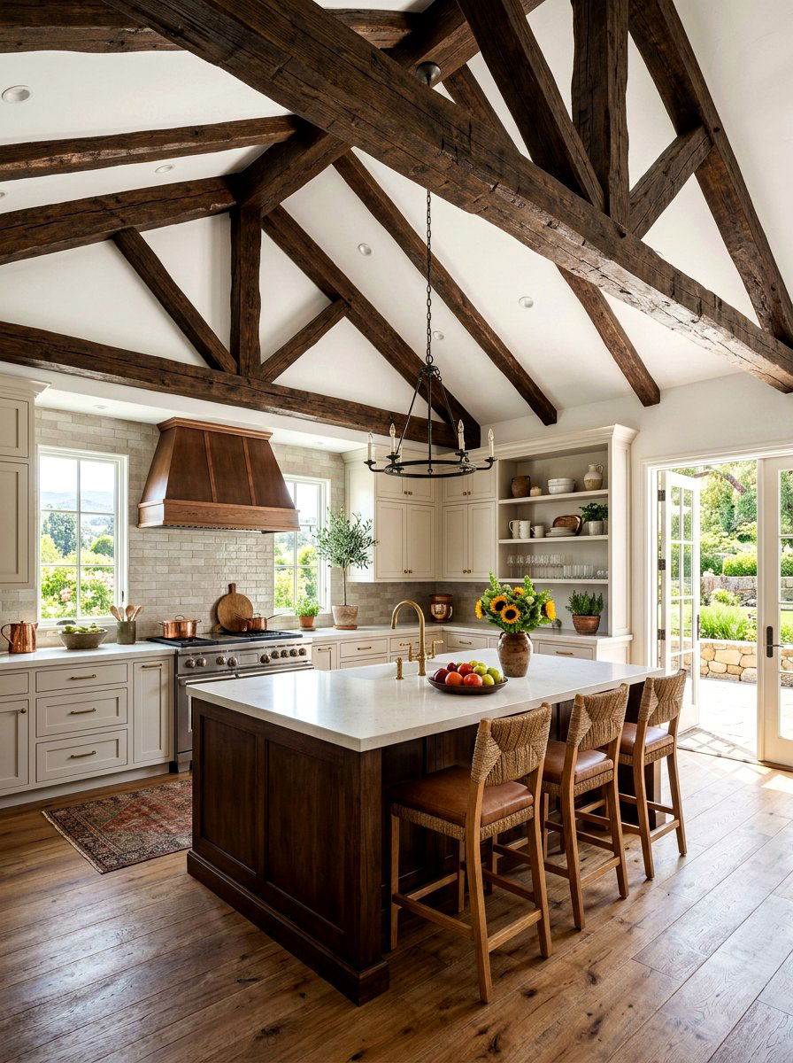 Exposed Beam Kitchen - 30 timeless kitchen ideas