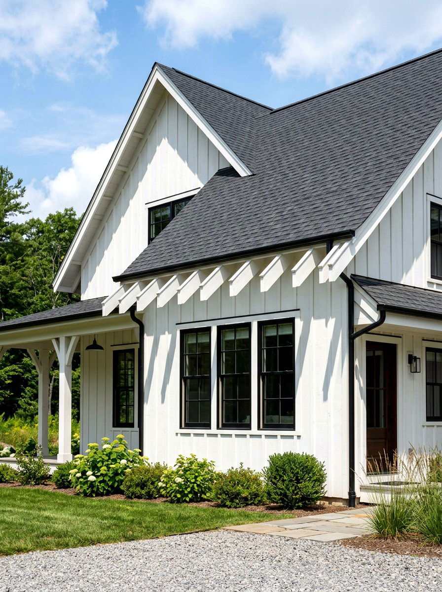 Farmhouse Front Facade Ideas: 30 Bold Ways to Boost Curb Appeal