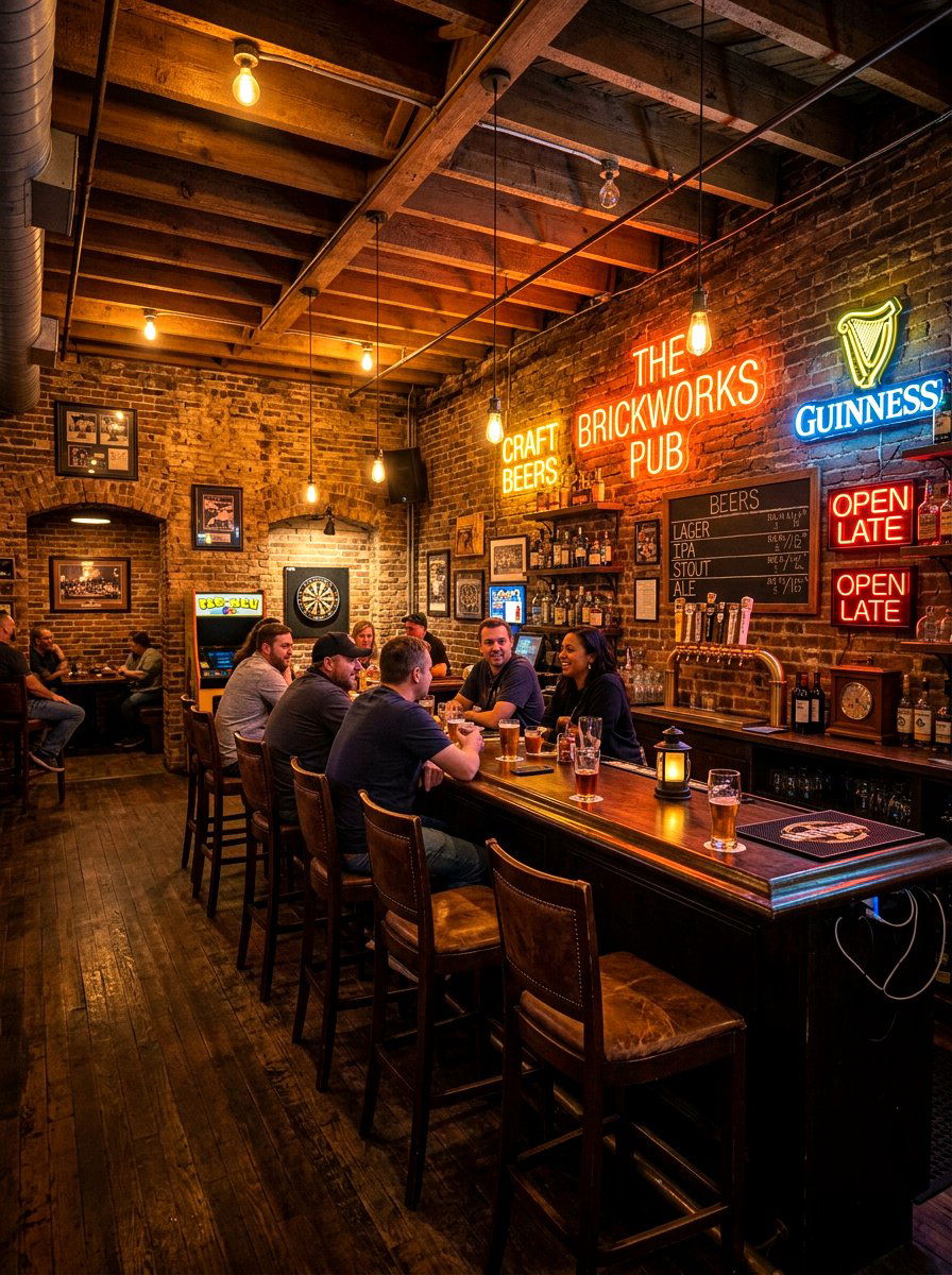 Exposed brick basement bar - 30 brick accent wall ideas