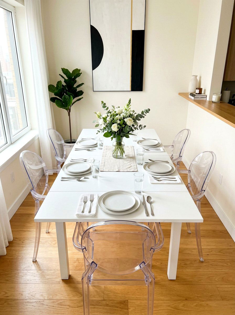 Extendable Console Dining Table - 30 flexible apartment furniture ideas