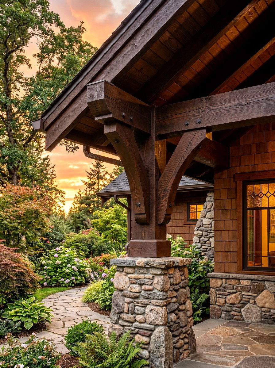 Exterior Eave Corbel - 30 decorative corbel ideas
