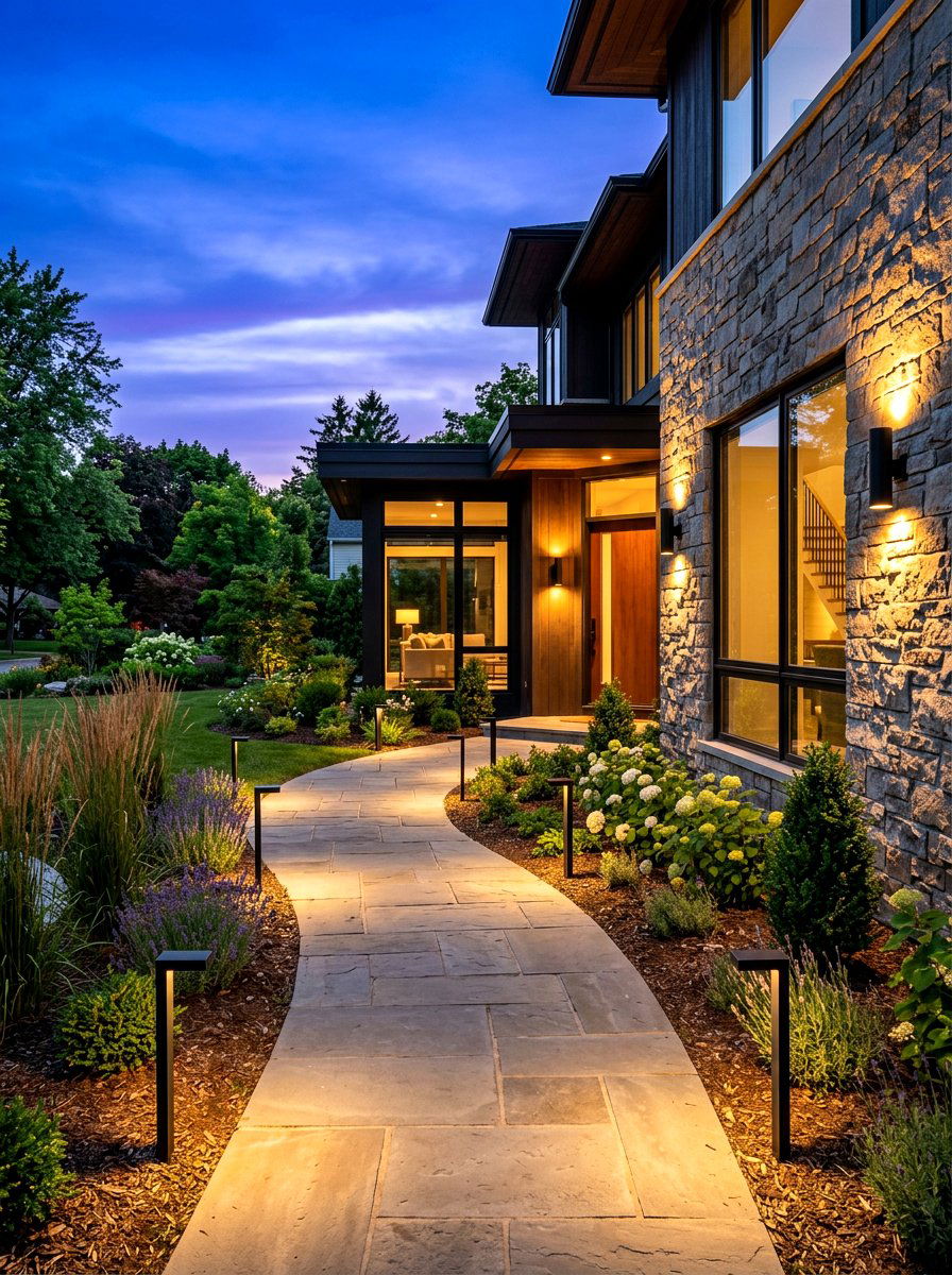 Exterior Lighting - 30 home exterior ideas