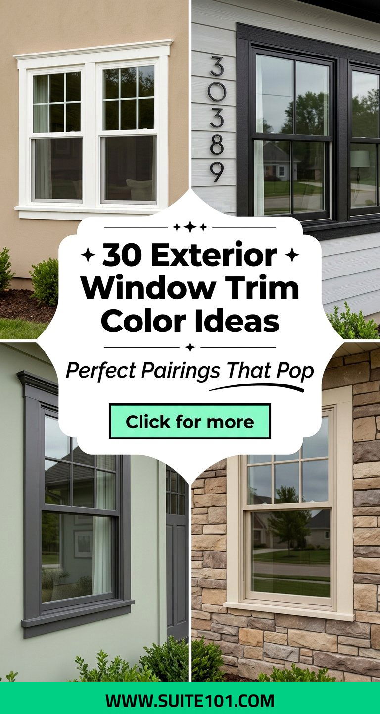 Exterior Window Trim Color Ideas 30 Perfect Pairings to Update - Exterior Window Trim Color Ideas: 30 Perfect Pairings to Update