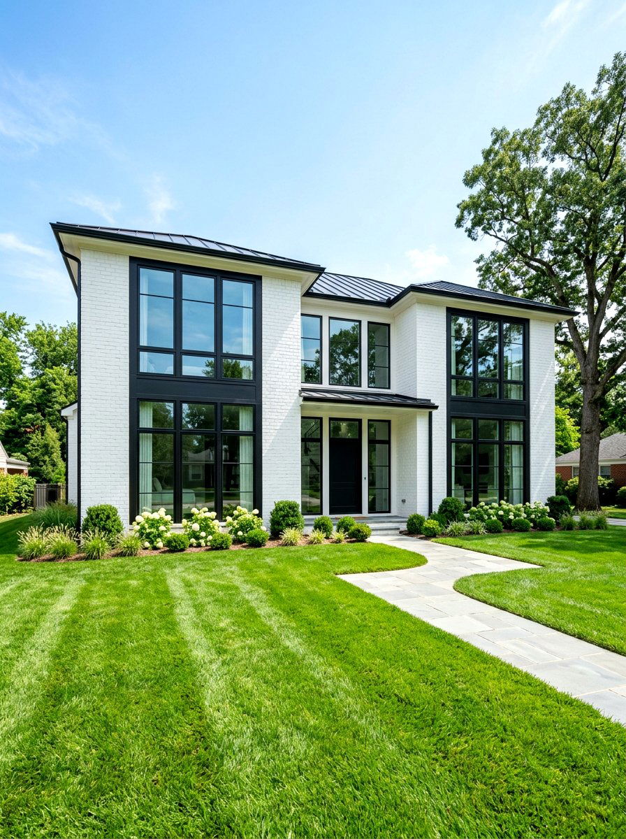 Exterior Window Trim - 30 curb appeal ideas