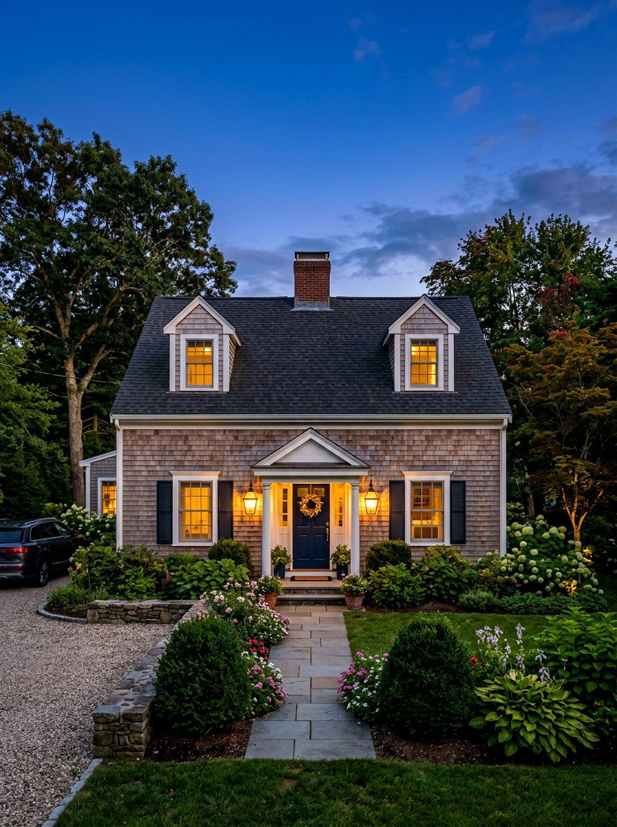 Exterior lighting - 30 Cape Cod exterior ideas