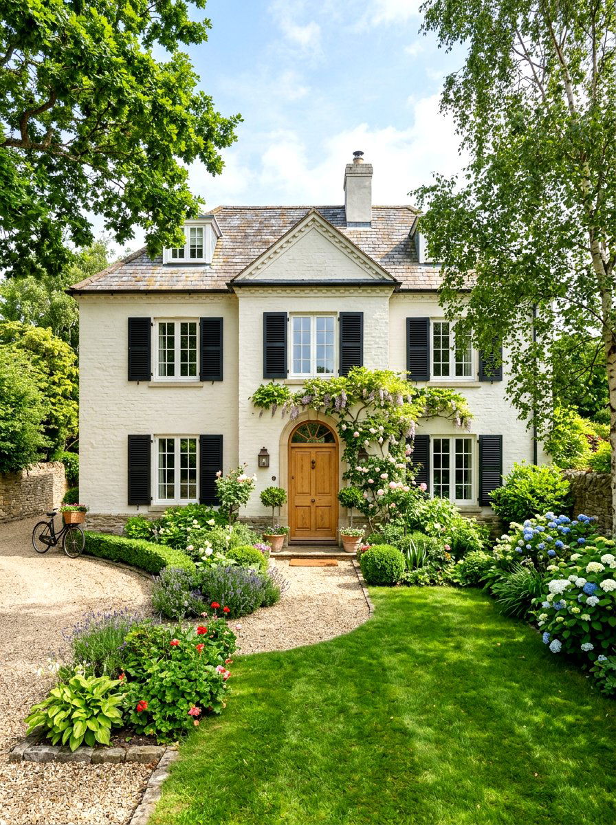 Exterior limewash brick house - 30 limewashed brick wall ideas