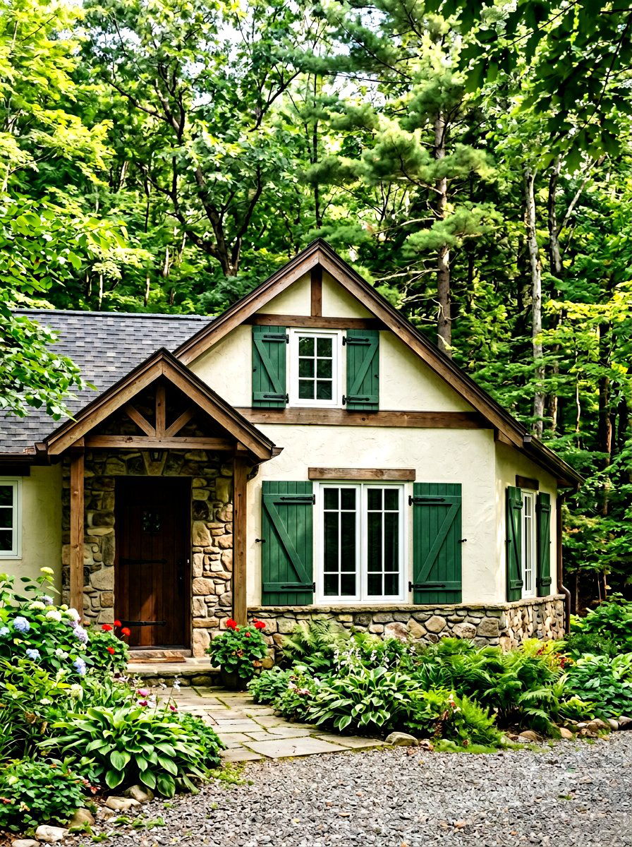 Exterior window shutters - 30 simple curb appeal ideas