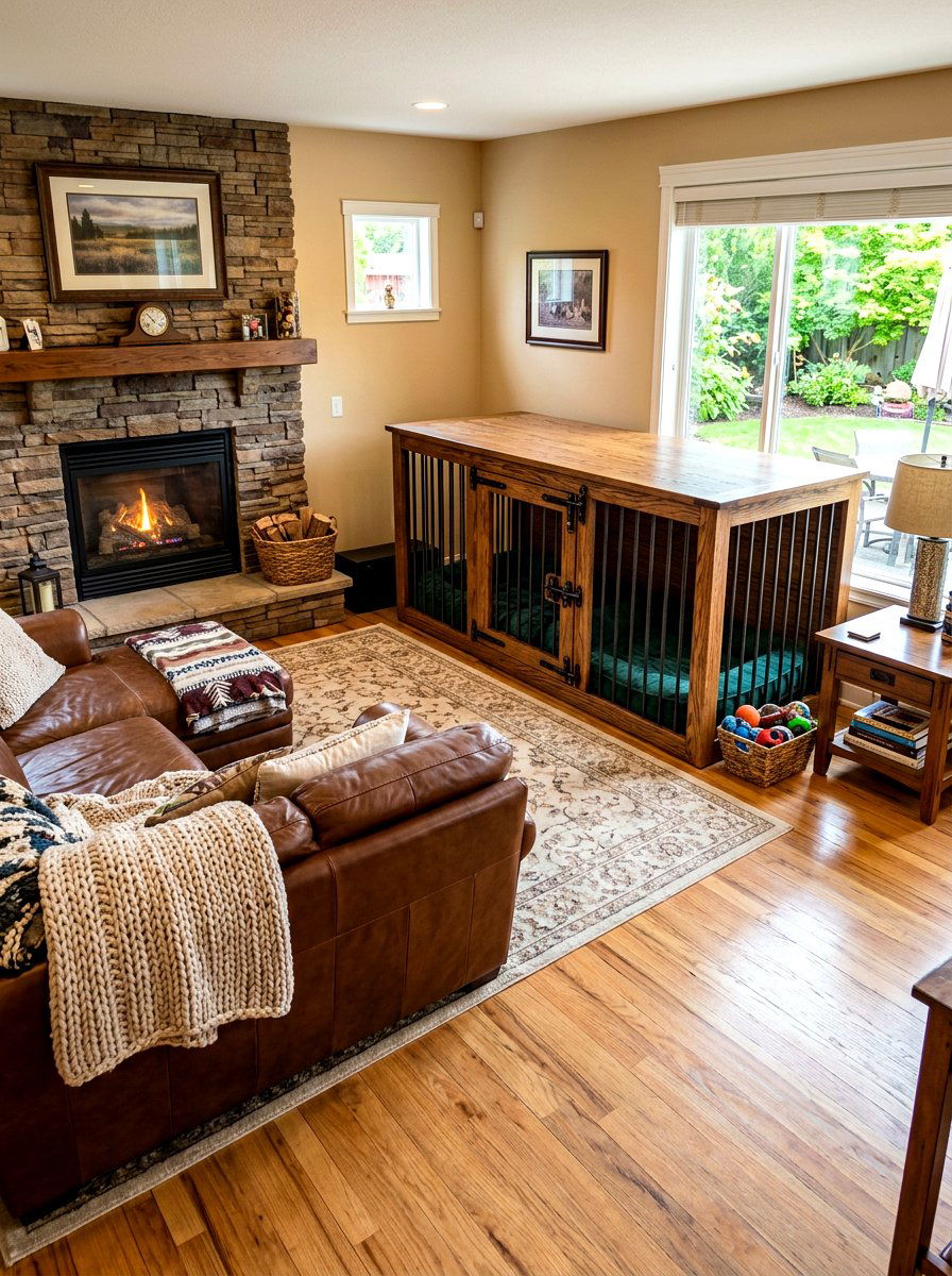 Extra Large Heavy Duty Dog Crate - 30 dog crate furniture ideas