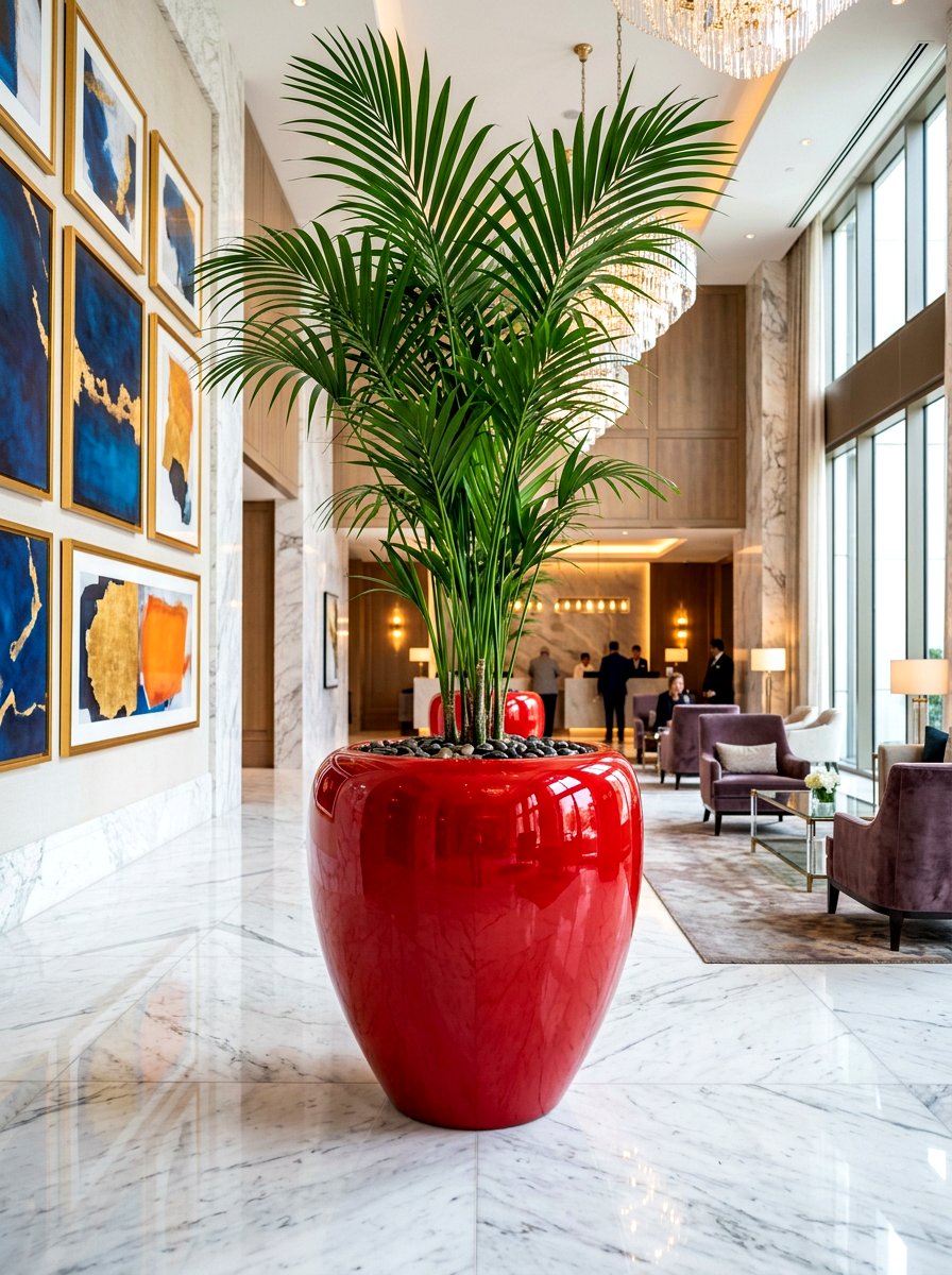 Extra Large High Gloss Planter - 30 large planter ideas