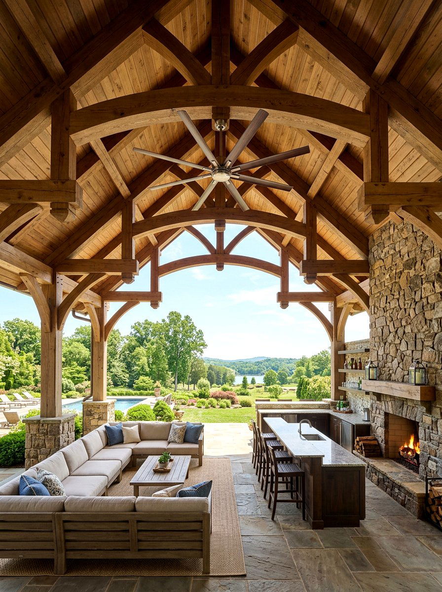 Extra Large Pavilion Fan - 30 pavilion ceiling fan ideas