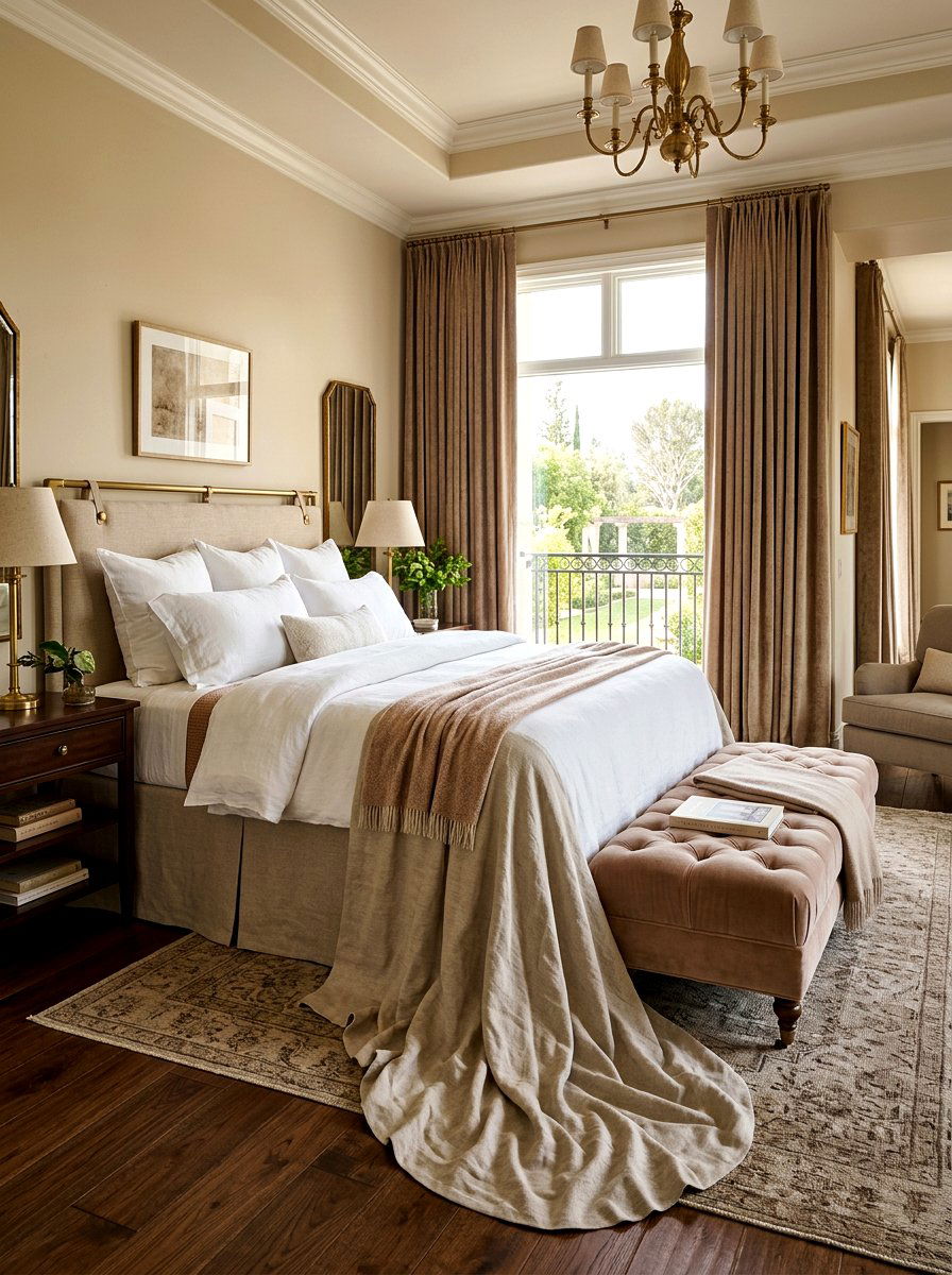 Extra Long Skirted Bed - 30 skirted bed ideas